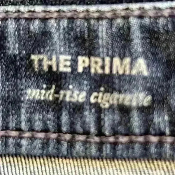 AG Adriano Goldschmied Jeans Size 27R Medium Wash Mid Rise Cigarette - Picture 7 of 12